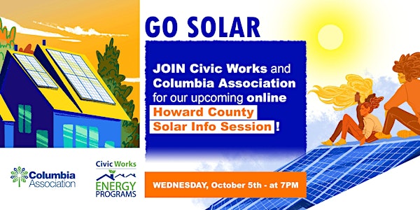 Howard County  Solar Info Session Online - 10/05/22