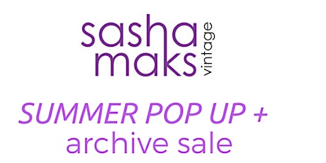 SUMMER POP UP + ARCHIVE SALE primary image