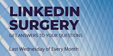 LinkedIn Surgery (for Solo-Entrepreneurs) primary image