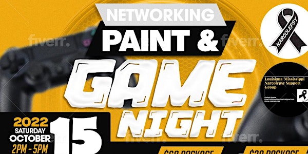 Paint & Sip plus Game Event Fundraiser