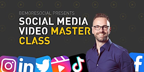 Social Media Video Marketing Masterclass - LIVE Webinar primary image