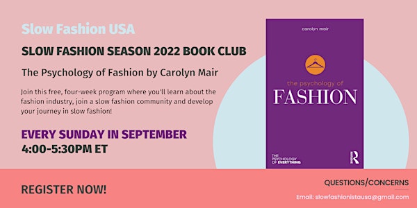 Slow Fashion Season 2022 Book Club