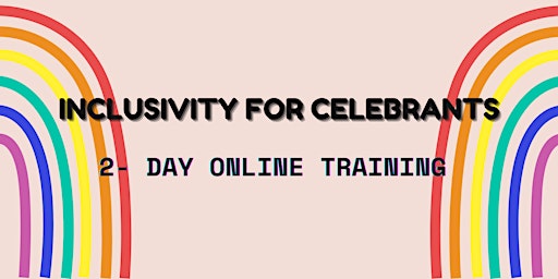 Training: Inclusivity for Celebrants