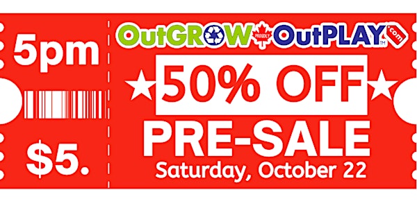 October 22 - 5pm: 15 Year ANNIVERSARY 50% off Pre-SALE