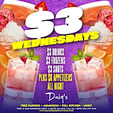 $3 Wednesday's At Daiq’s "Game Night Edition"