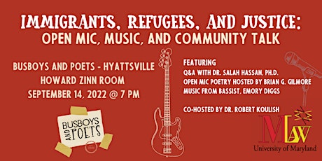 Immigrants, Refugees, and Justice: Open Mic, Music, and Community Talk