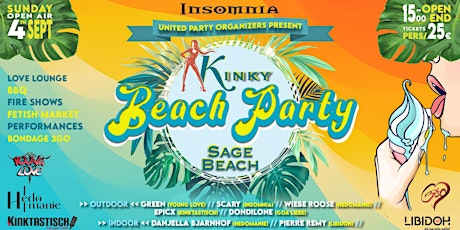 Imagen principal de Insomnia Kinky Beach @ Sage Beach