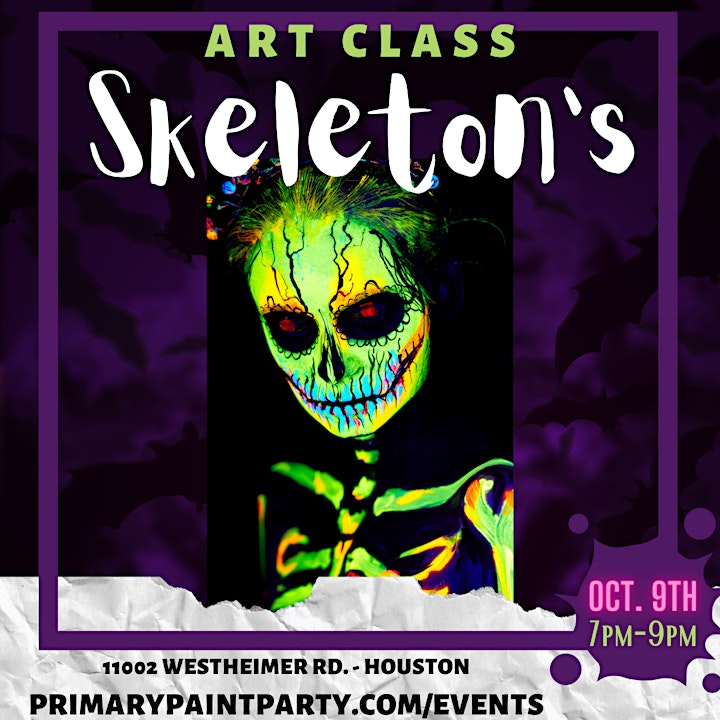 Skeleton Paint Party! - Houston image