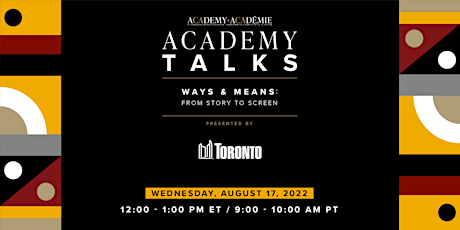 Academy Talks: Ways & Means | From Story to Screen primary image