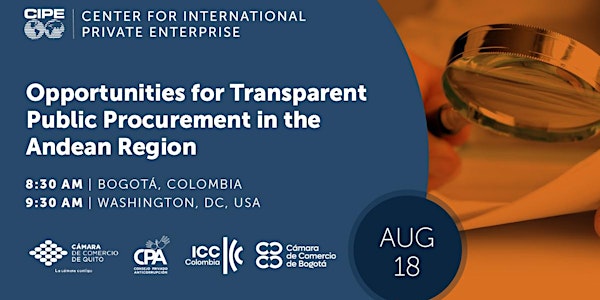 Opportunities for Transparent Public Procurement in the Andean Region