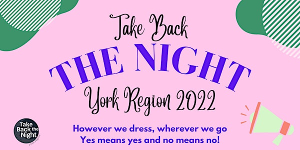 Take Back The Night York Region 2022 Virtual Event