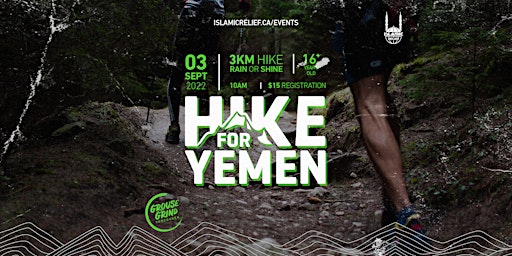 Hike For Yemen - Grouse Grind