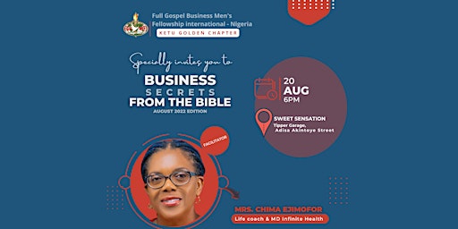 Business Secrets from the Bible: August Edition