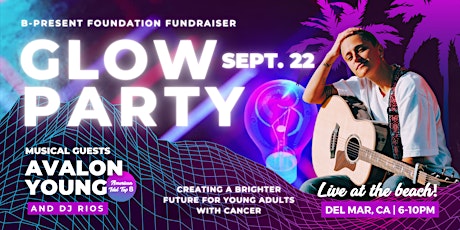 b-present's Glow Party at the Beach with 'American Idol' Alum Avalon Young