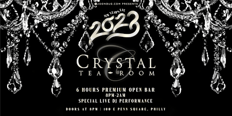 Crystal Tea Room New Years Eve Party 2023
