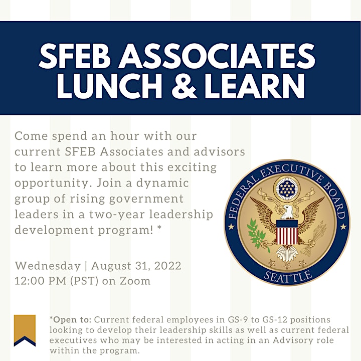 Seattle Federal Executive Board Associates Program - Lunch & Learn image