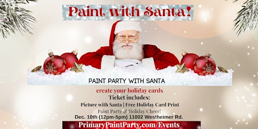 Paint With Santa - Houston!