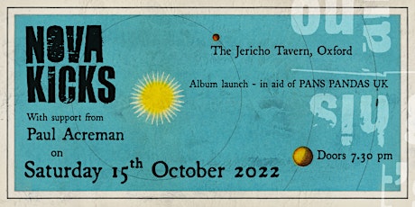 Nova Kicks Album launch in aid of PANS PANDAS UK