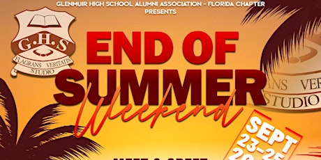 Glenmuir High Alumni Florida Chapter End of Summer Weekend primary image