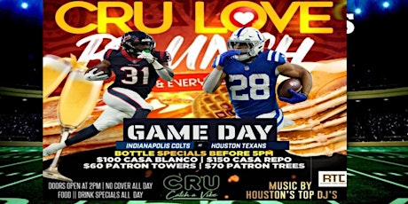 #GAMEDAYSUNDAY at Cru Love.....SUNDAY BRUNCH