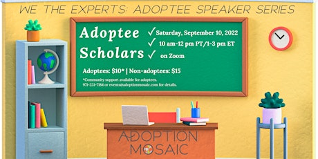We the Experts: Adoptee Scholars