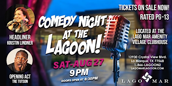 Comedy Night at Lago Mar Lagoon feat Kristin Lindner