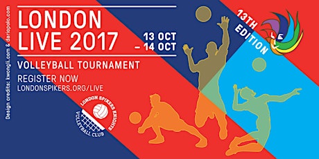 13th London International Volleyball Extravaganza (LIVE) Tournament 2017 primary image