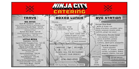 Primaire afbeelding van Ninja City Catering Open House