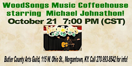 WoodSongs Music Coffeehouse Starring Michael Johnathon!
