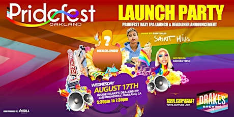 Pridefest Oakland Launch Party