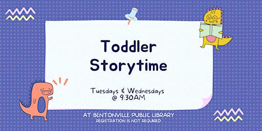 Toddler Storytime at Bentonville Public Library