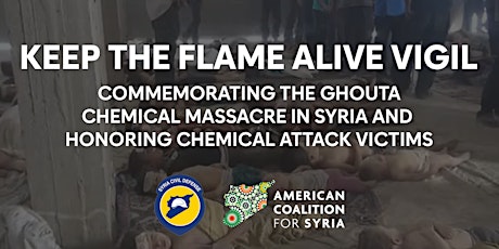 Vigil to Commemorate the Ghouta Chemical Massacre in Syria