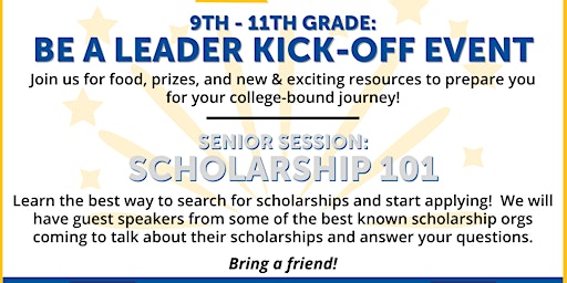 Be A Leader KICK-OFF EVENT!