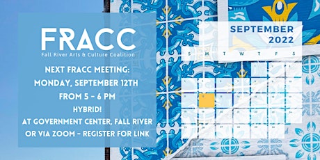 Fall River Arts & Culture September Meeting