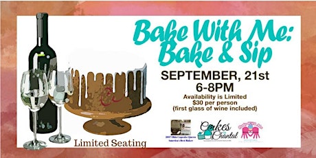  Bake With Me Workshops : Bake & Sip (Adult's Only) primary image