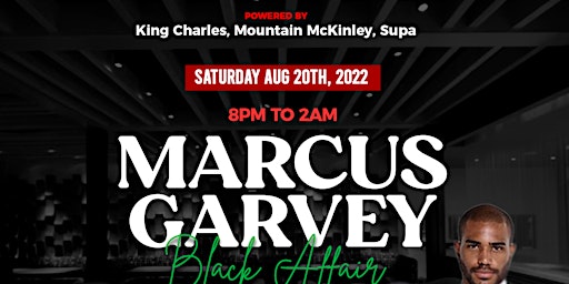 2nd Annual Marcus Garvey Black Attire Party