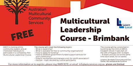 Free Multicultural Leadership Course primary image