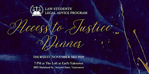 LSLAP Access to Justice Dinner