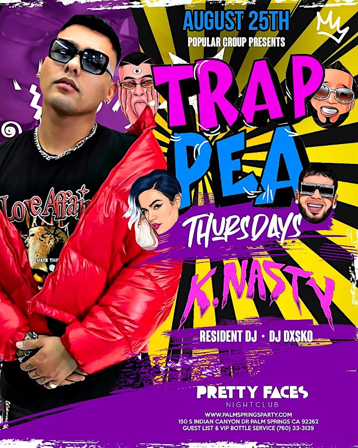 Pretty Faces Nightclub Presents TRAPPEA with DJ K.Nasty! image