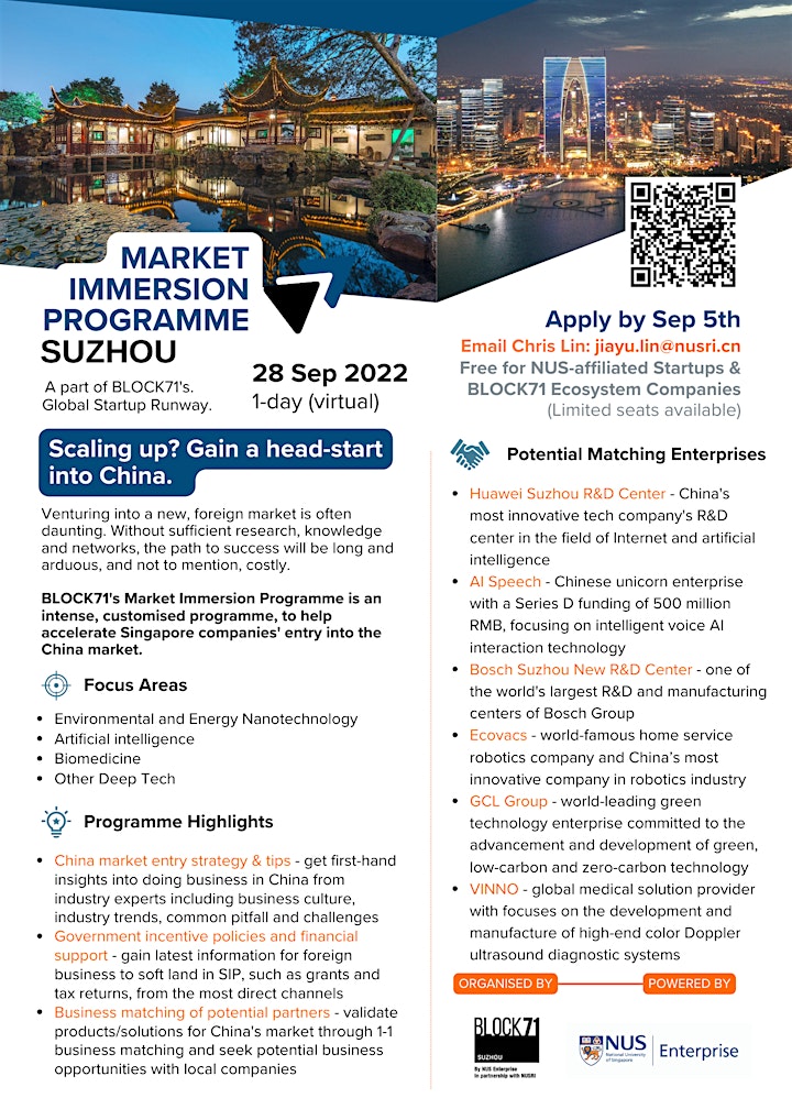 Market Immersion Programme:  China - Info Session image