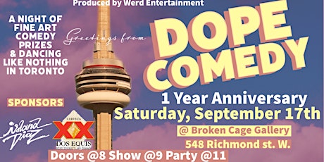 Dope Comedy 1st Anniversary Show