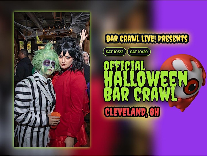 10th Annual Horroween Bar Crawl Downtown Cleveland West 6th 10/22 image