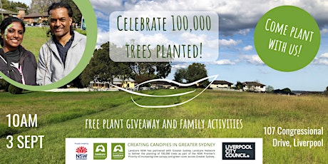 Creating Canopies celebrates 100,000 trees planted!