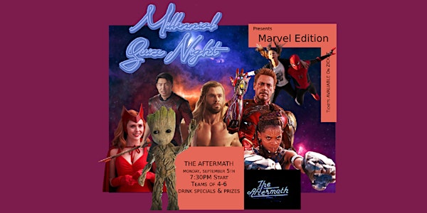 Millennial Quiz Night: Marvel Edition
