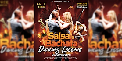 Salsa & Bachata Dancing Lessons by Rasa Vitalia at Decodance, Every Sunday!