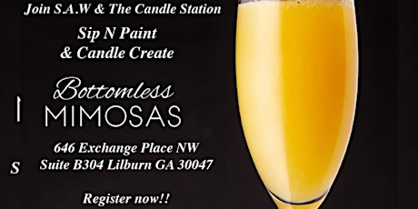 Sip Paint & Candle Create Event w/ SAW & The Candl