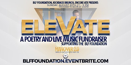EleVate: A Poetry and Live Music Fundraiser Supporting The BLF Foundation primary image
