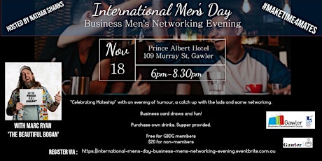 International Men's Day - Business Men's Networking Evening