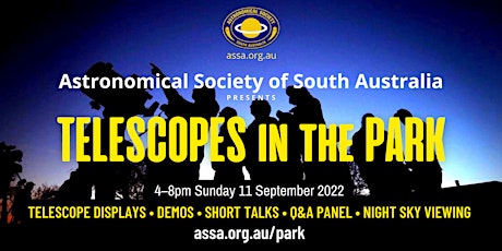 Telescopes in the Park: Sunday 11 September 2022