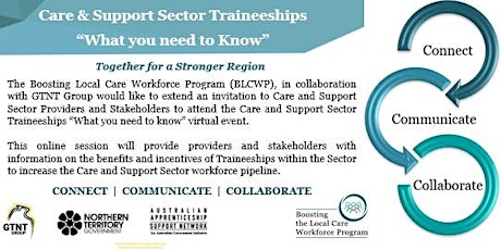 Care and Support Sector - Traineeships - "What you need to know" - NT